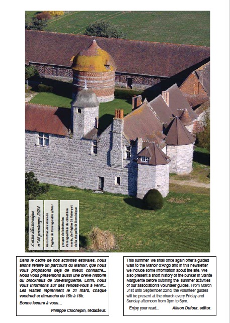 Première page de Newsletter N°44  – Printemps 2024
