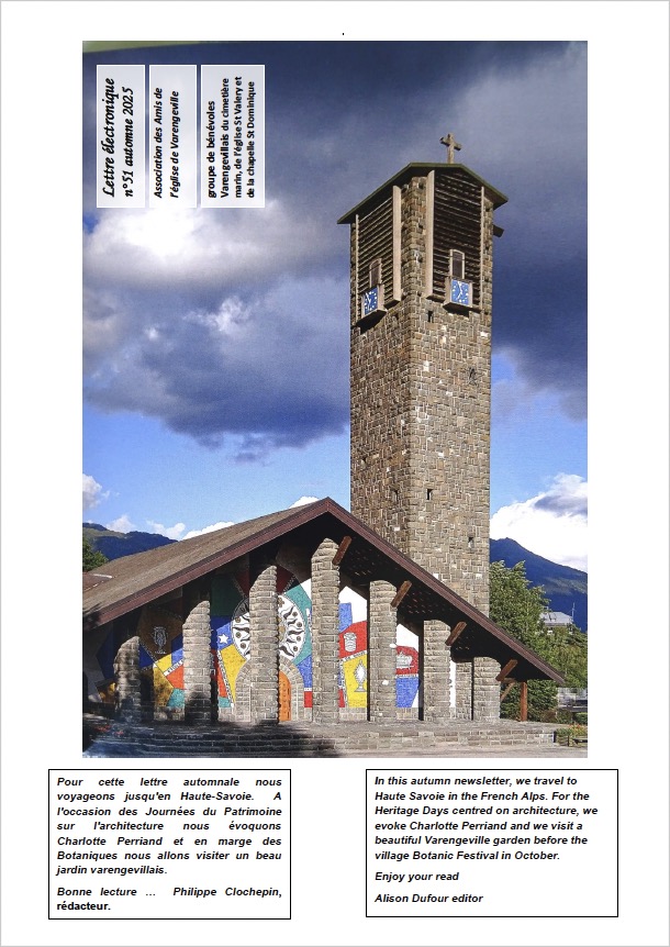Première page de Newsletter N°51 – Automne 2025