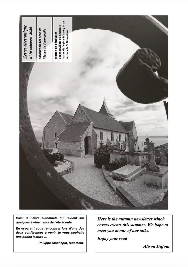 Première page de Newsletter N° 56 – Automne 2026
